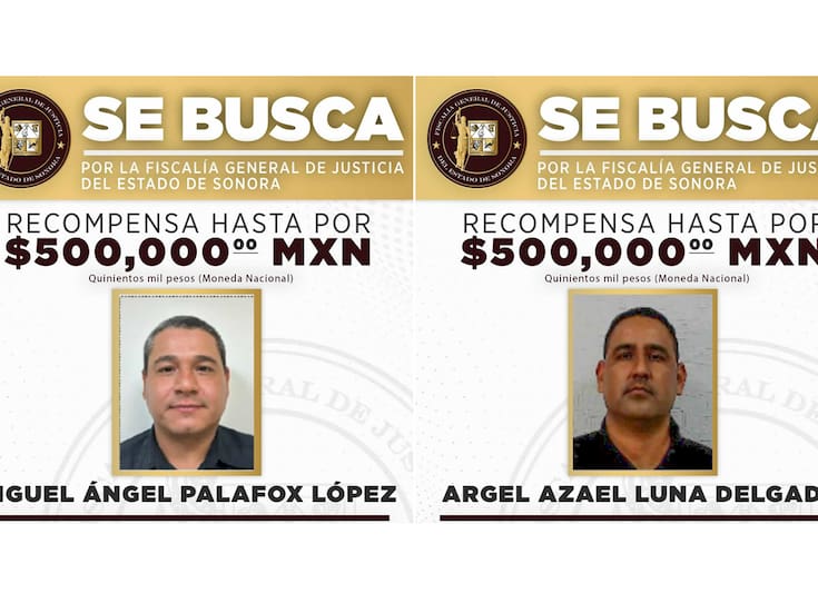 FGJE Sonora ofrece recompensa por ex agentes de la AMIC prófugos tras disparar a un abogado