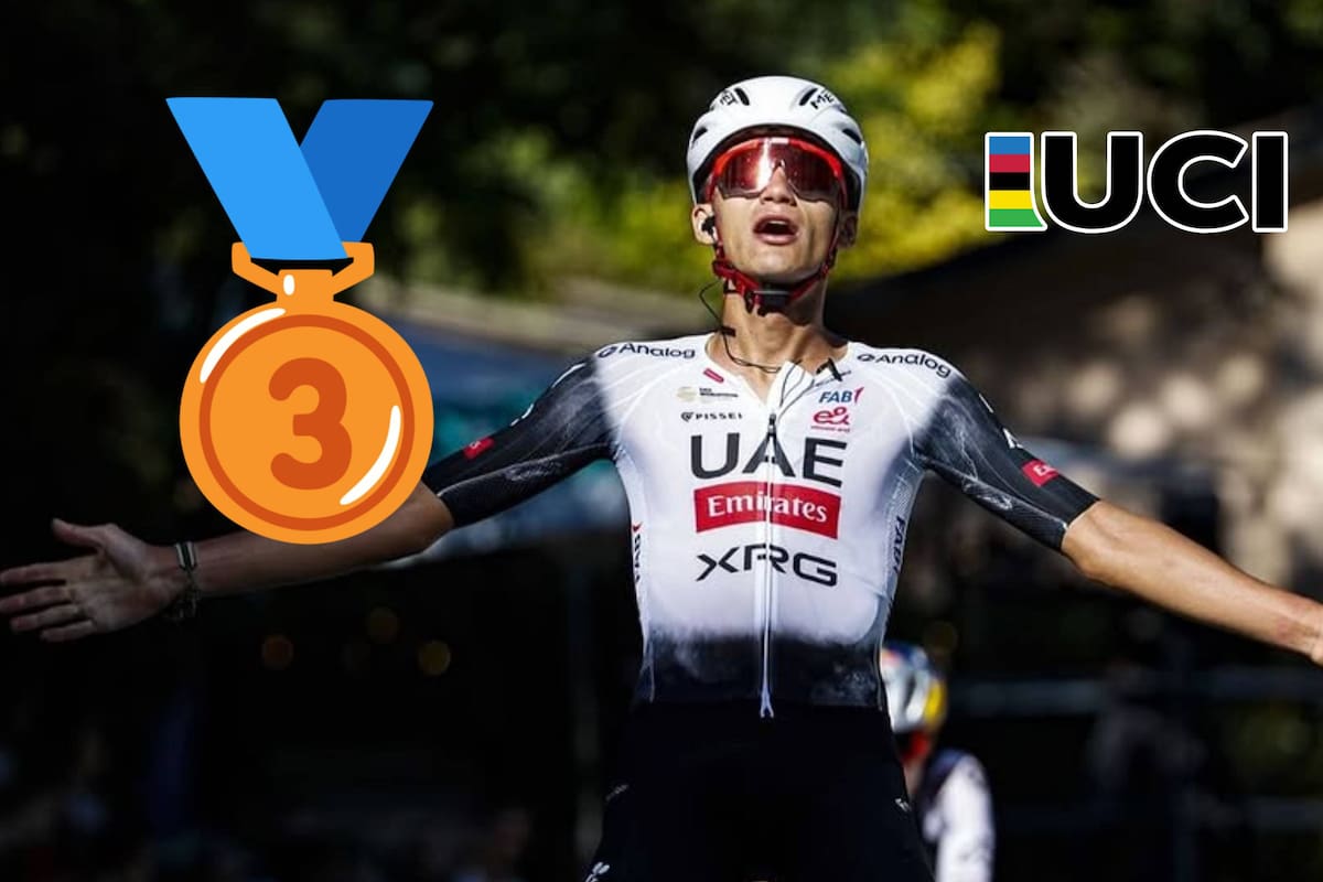 Isaac del Toro hace historia: el mexicano ya es tercer lugar del ranking mundial de ciclismo UCI