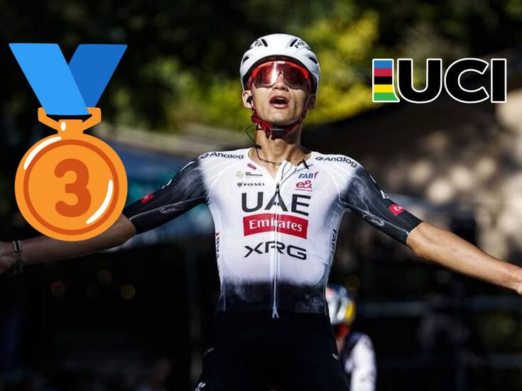 Isaac del Toro hace historia: el mexicano ya es tercer lugar del ranking mundial de ciclismo UCI