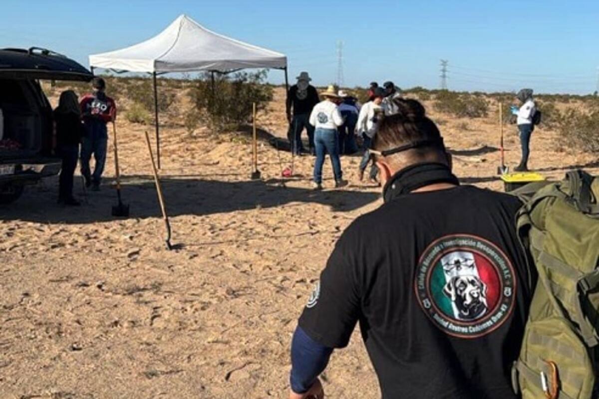 Célula de búsqueda encuentran restos óseos cerca de San Luis R.C