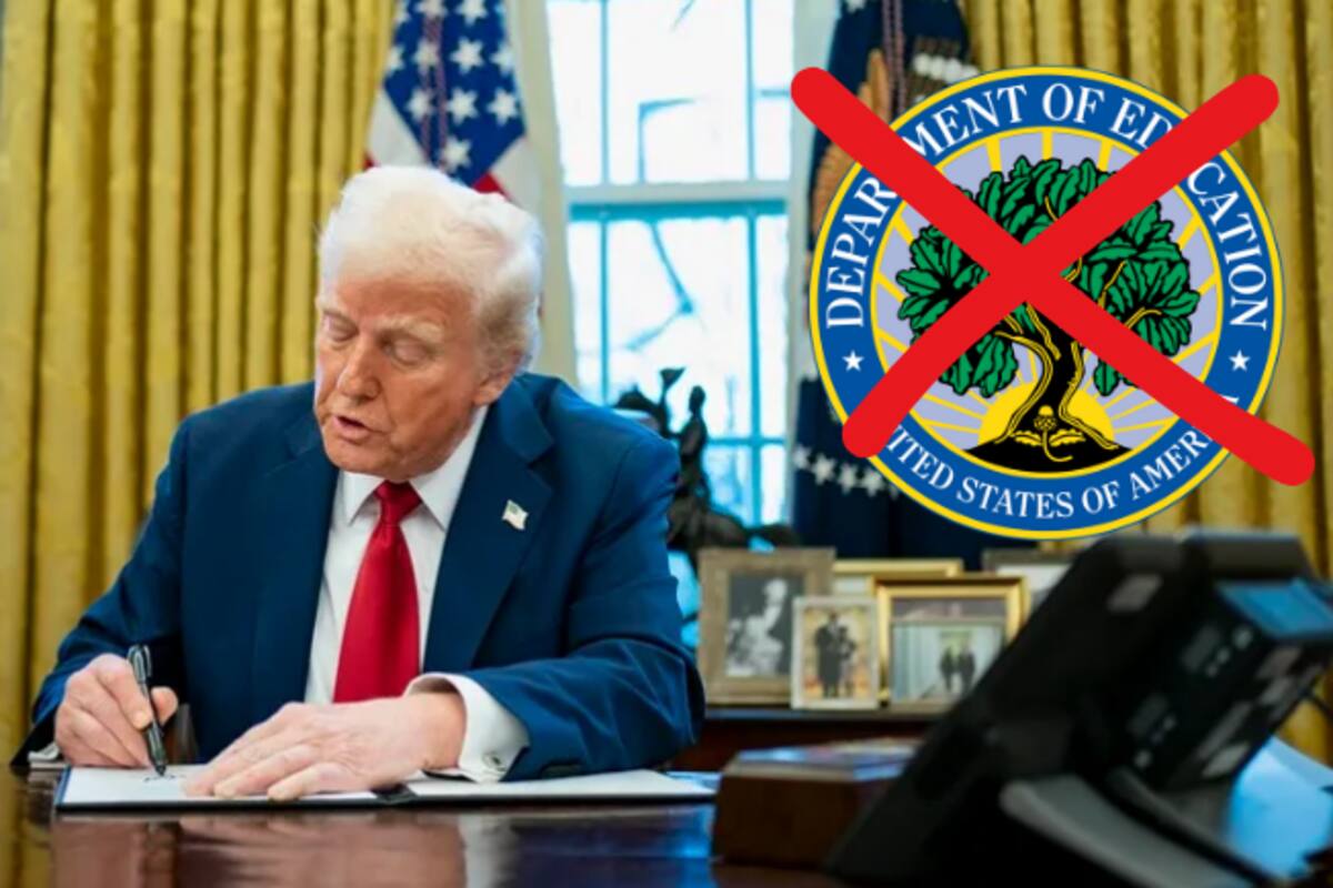 Donald Trump firma orden ejecutiva para desmantelar el Departamento de Educación de Estados Unidos