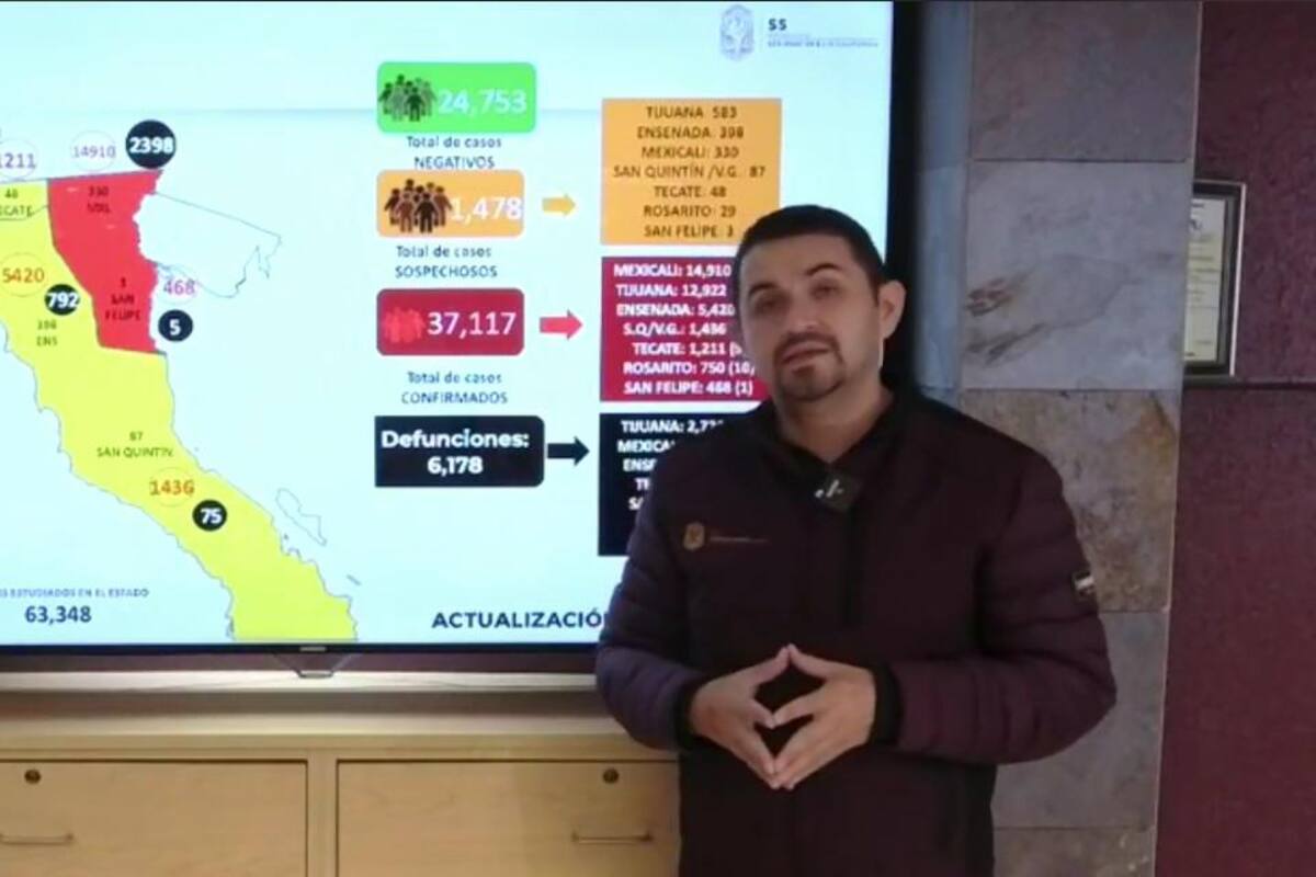 Deja Covid-19 más de mil decesos en un mes en Baja California