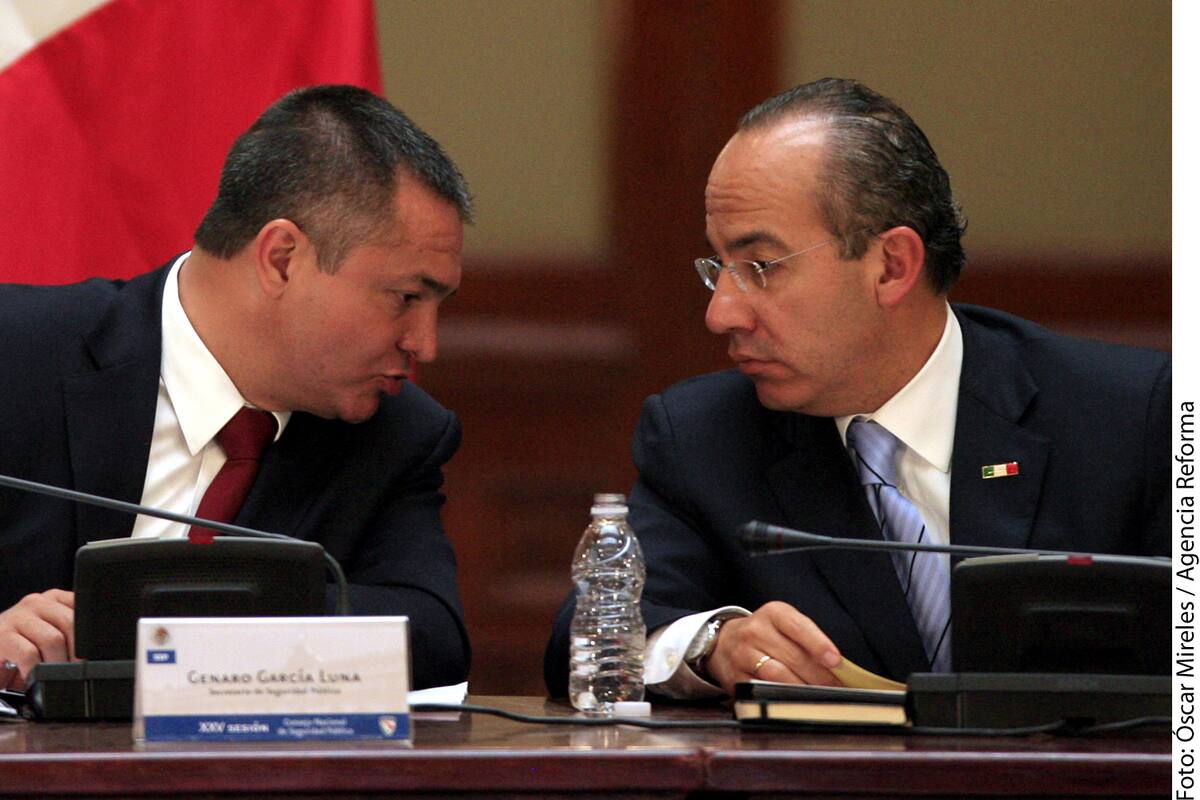 Calderón y su relación con García Luna, acusado de recibir sobornos de "El Chapo"