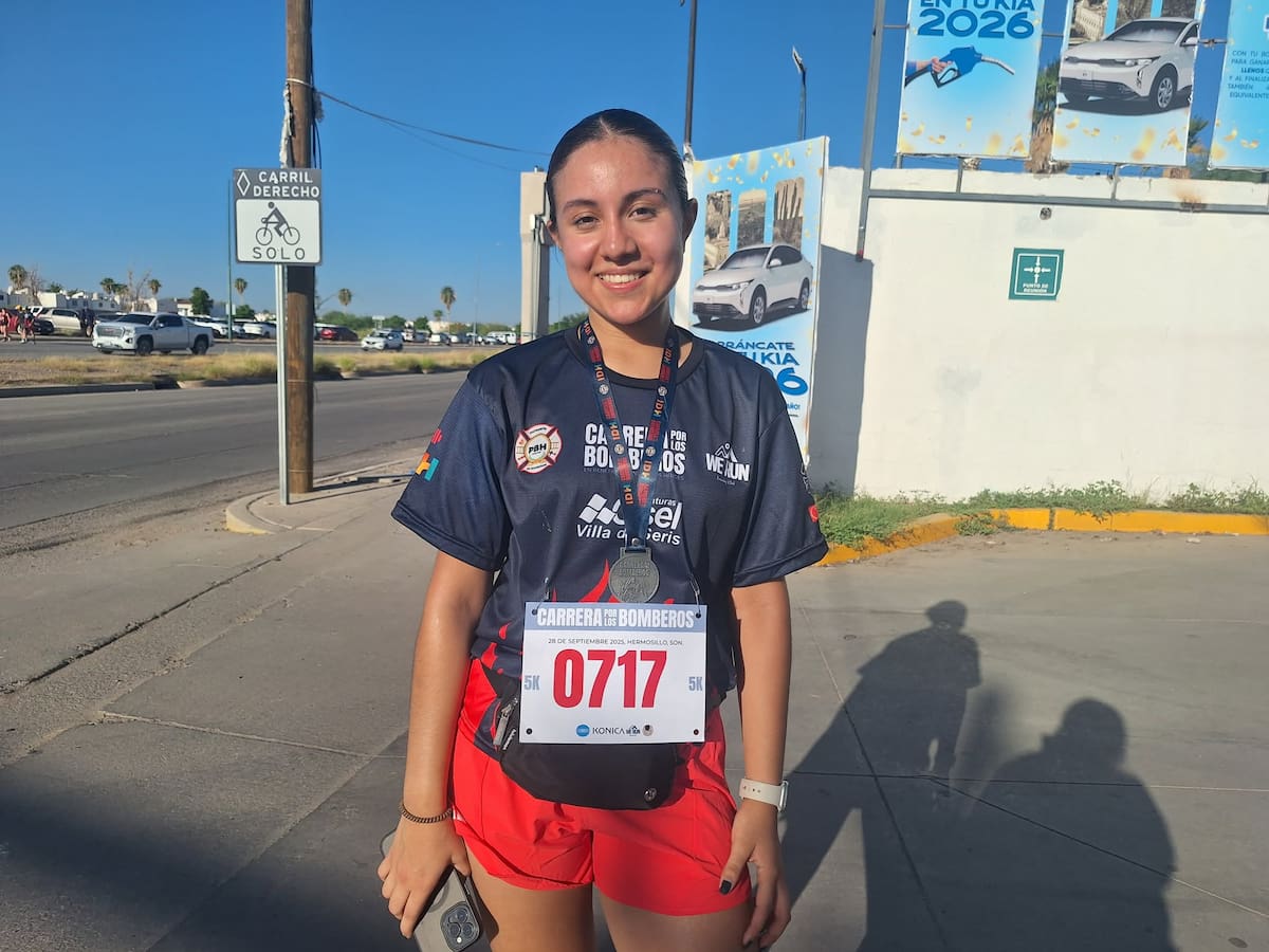 Éxito en Hermosillo: más de 800 participantes en la Carrera por los Bomberos. | Crédito: Leonor Hernández (GH)