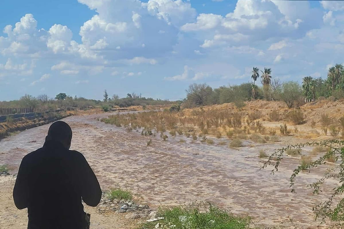 Vigilan Río San Miguel por la creciente que registra; este es el operativo de Bomberos y Policía