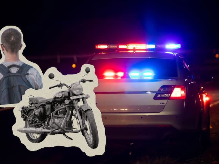 Detenido por robo de motocicleta