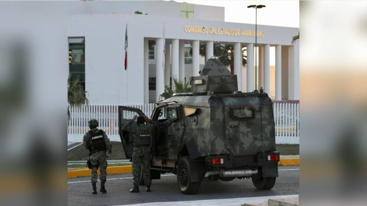Tamaulipas: Blindan con tanquetas el Congreso; entra Américo Villarreal sale Francisco García Cabeza de Vaca