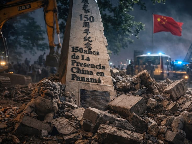 China condena la demolición de un monumento en Panamá, el gobierno promete reconstruirlo y abre una investigación, mientras crecen las tensiones por la presión de EEUU para frenar la influencia de Pekín en la región