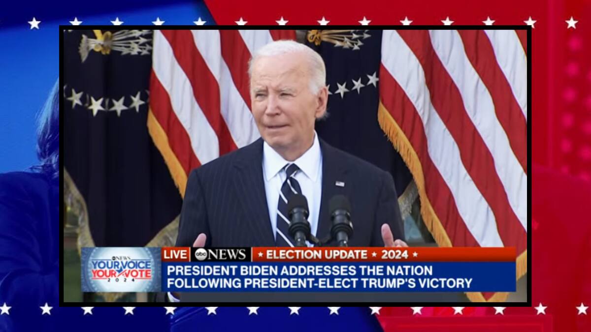 Joe Biden se compromete a garantizar una transición ordenada: "La democracia siempre prevalecerá". Foto: Especial