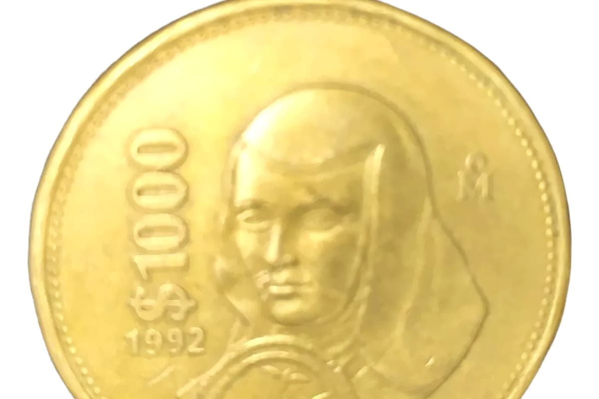 Moneda de Sor Juana Inés de la Cruz es vendida por 10 mil pesos