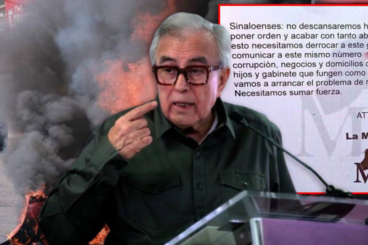 Vamos a derrocar a Rocha Moya: ‘La Mayiza’ lanzan volantes con este mensaje para los sinaloenses