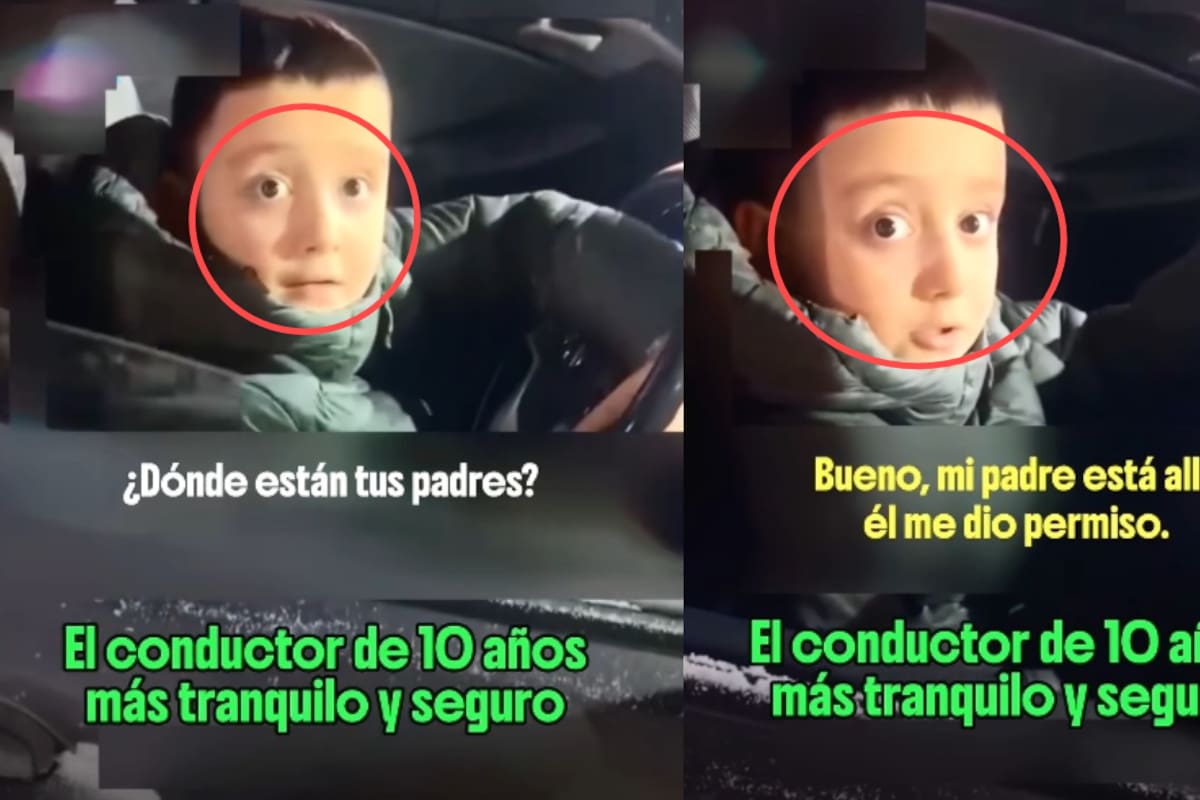 ¡Conduce con apenas 10 años!: el insólito niño conductor que se volvió viral en redes