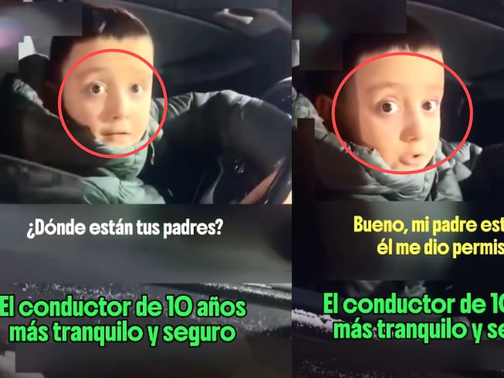 ¡Conduce con apenas 10 años!: el insólito niño conductor que se volvió viral en redes