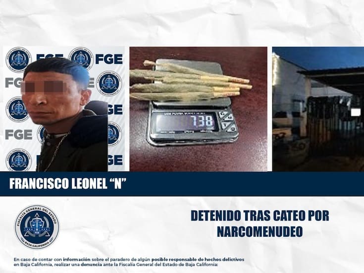 Cateo en Praderas del Sol deja detenido y casa asegurada por narcomenudeo