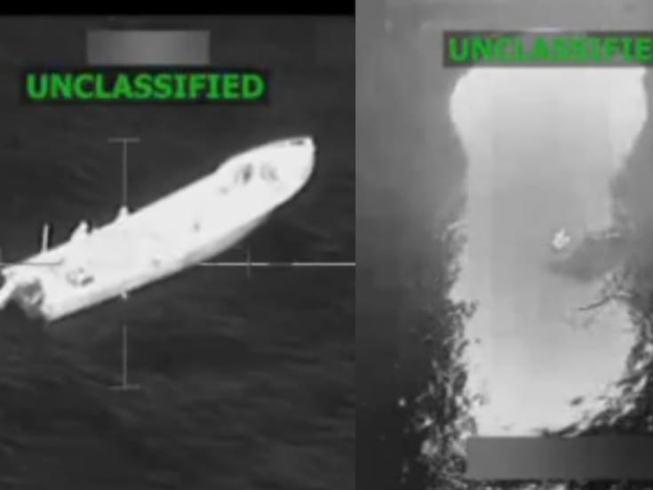 EEUU hunde dos lanchas en el Pacífico y mata a seis presuntos narcoterroristas por orden de Trump