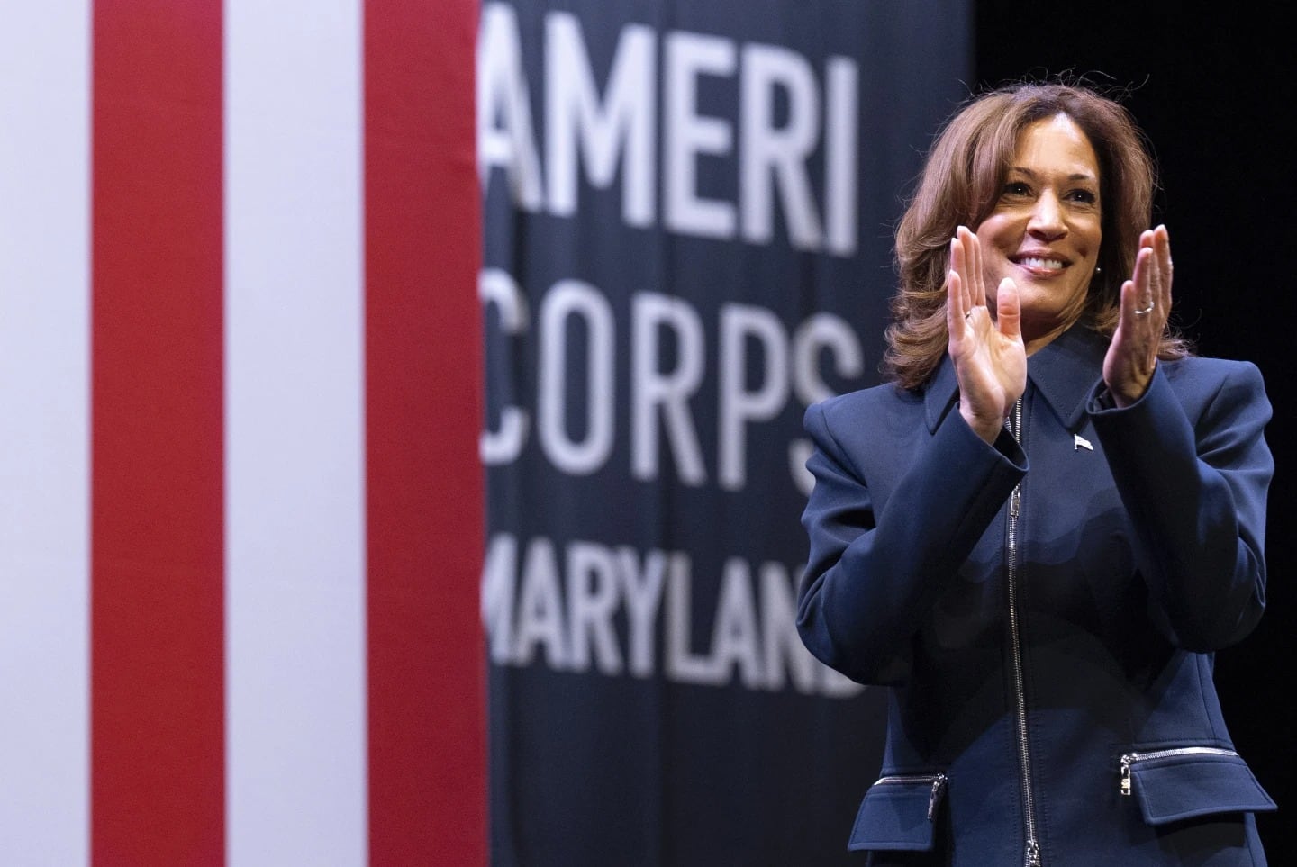 Kamala Harris, exvicepresidenta de Estados Unidos, en una fotografía de archivo. | Crédito: AP