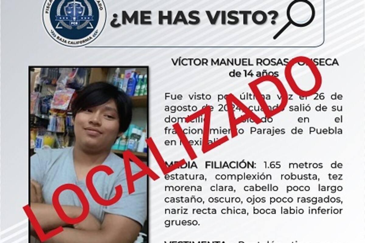 Cancelación de pesquisa de Víctor Manuel Rosas Fonseca