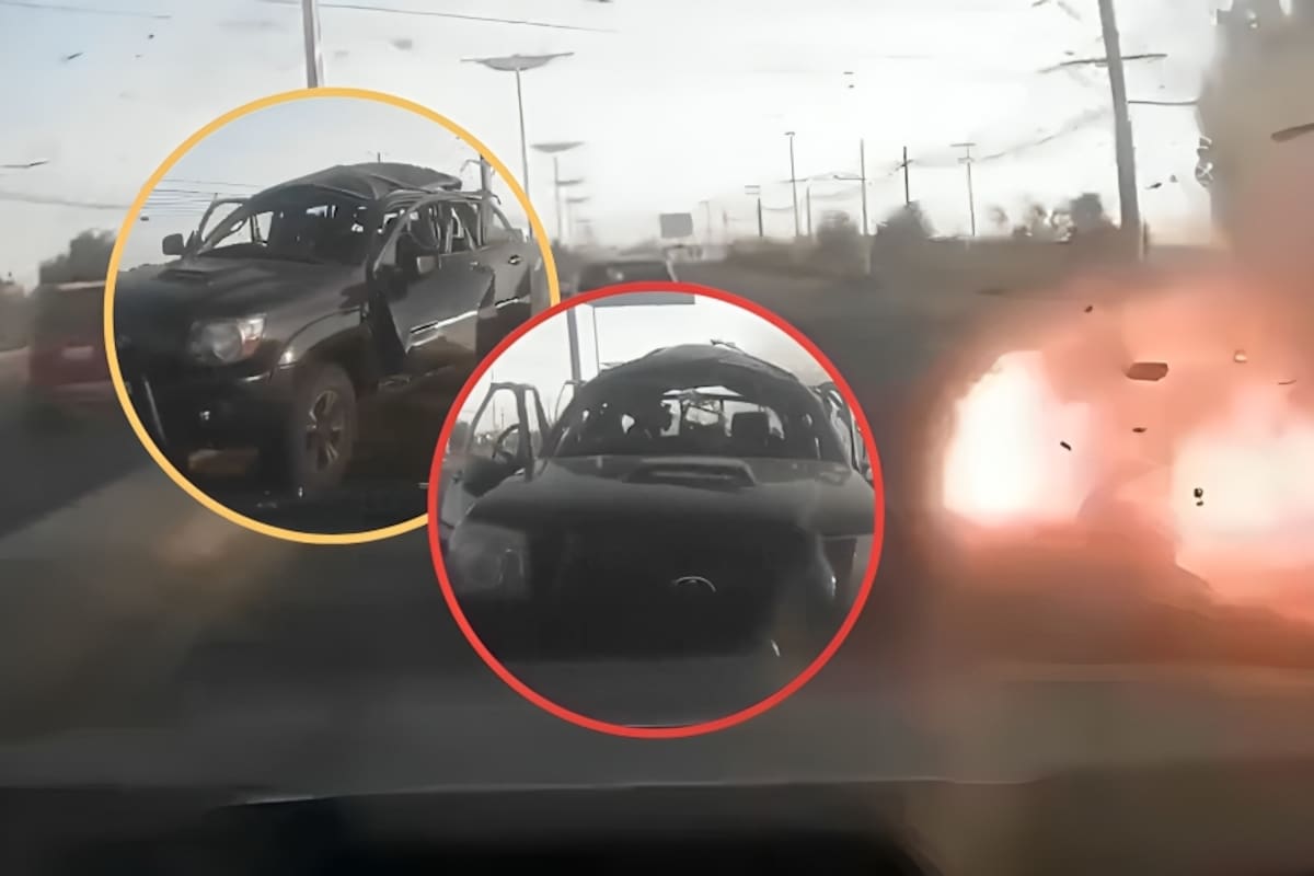 Explosión dentro de camioneta en Tecámac deja dos muertos y moviliza a la Fiscalía del Estado de México; uno era un presunto operador criminal