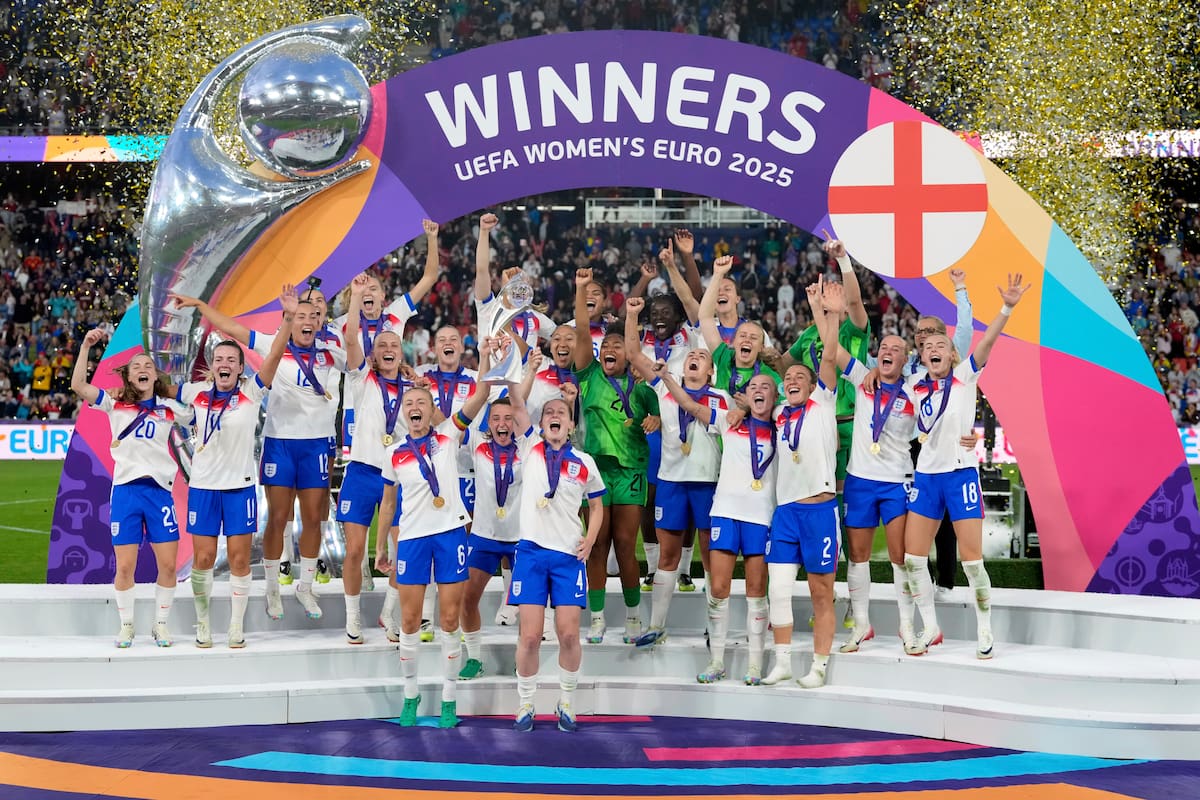Inglaterra derrota a España y es bicampeona de la Eurocopa Femenina 2025
