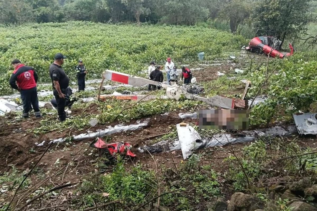 Desplome de helicóptero con carga millonaria de oro en Estado de México genera incertidumbre ante la desaparición de tres tripulantes