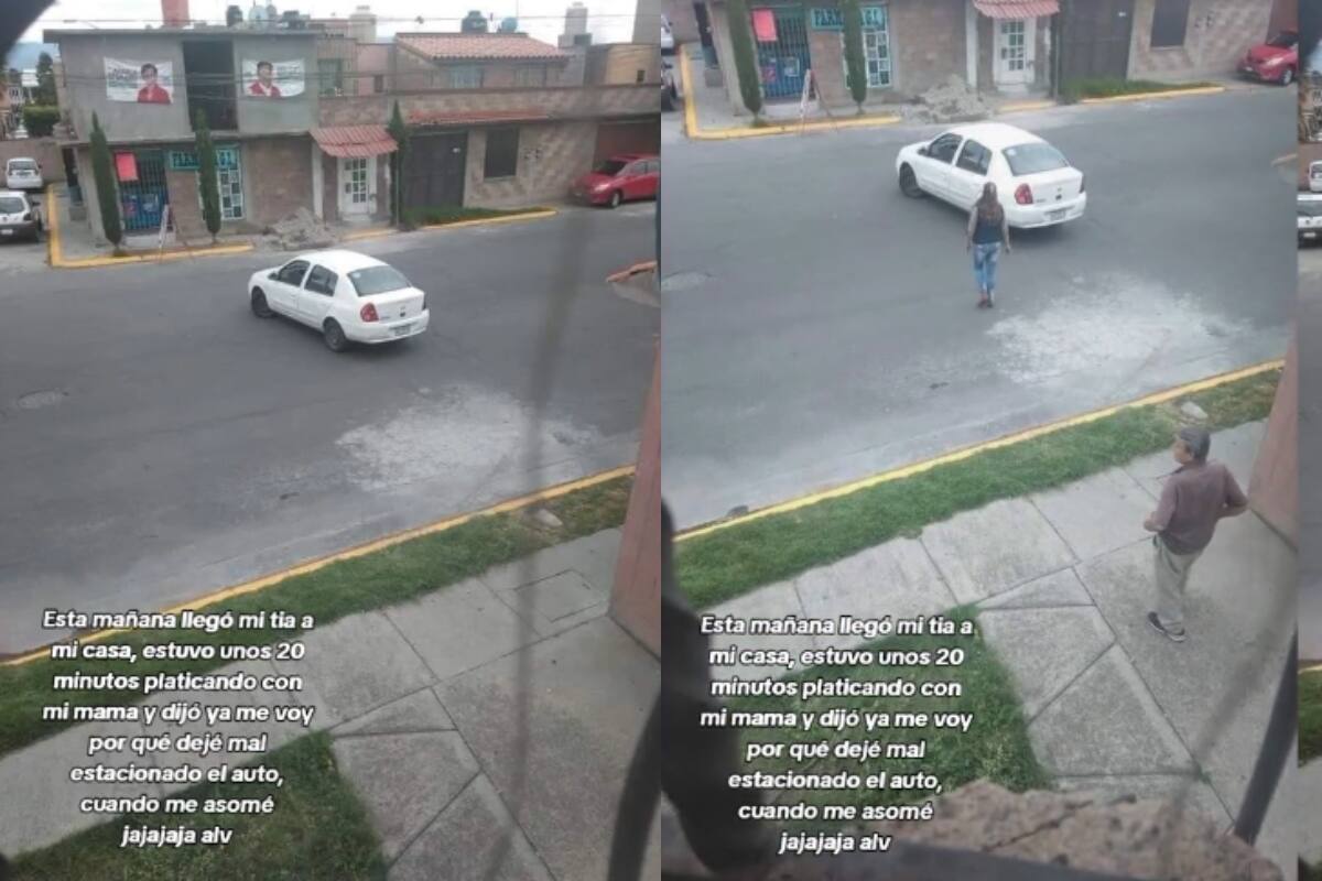 Esta mujer sorprendió a todos por “estacionarse mal”: ¡dejó su auto en medio de la calle!