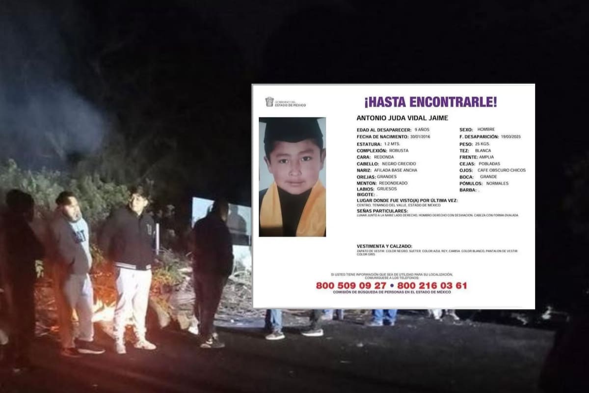 Bloquean carretera Tenancingo-Tenango y exigen apoyo por la desaparición de un niño de 9 años