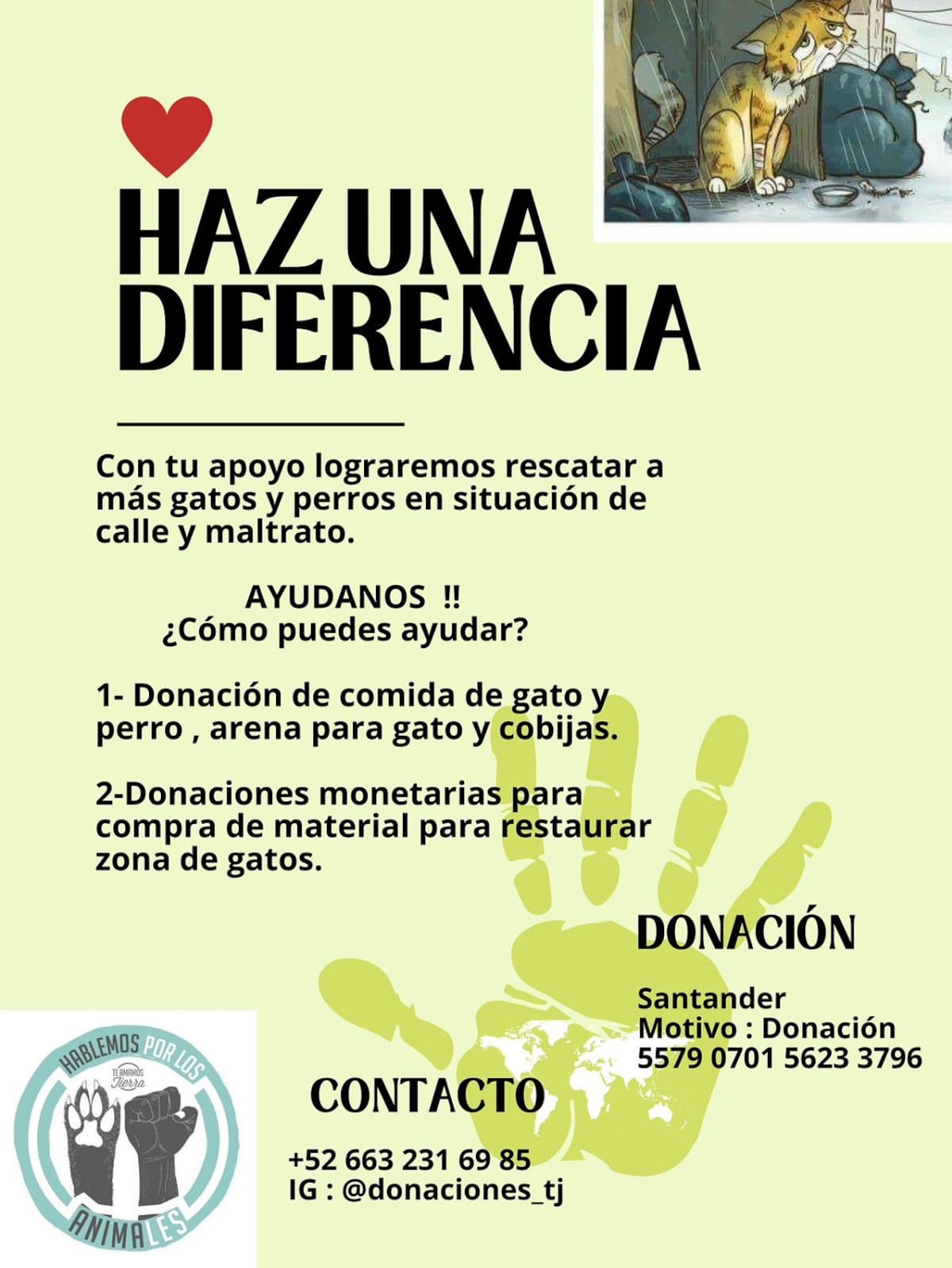 Piden el apoyo de la comunidad para reacondicionar el refugio.