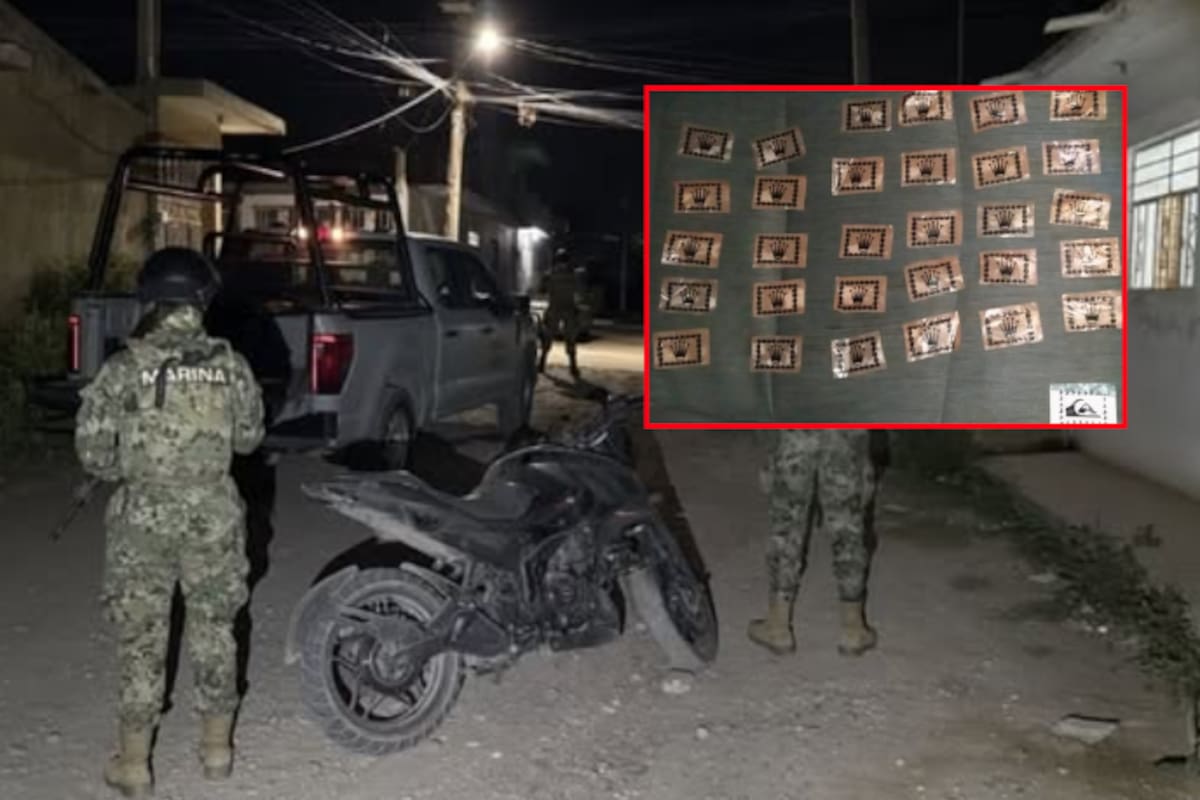 Cae moto robada y decomisan cristal y cocaína en colonias populares de Mazatlán