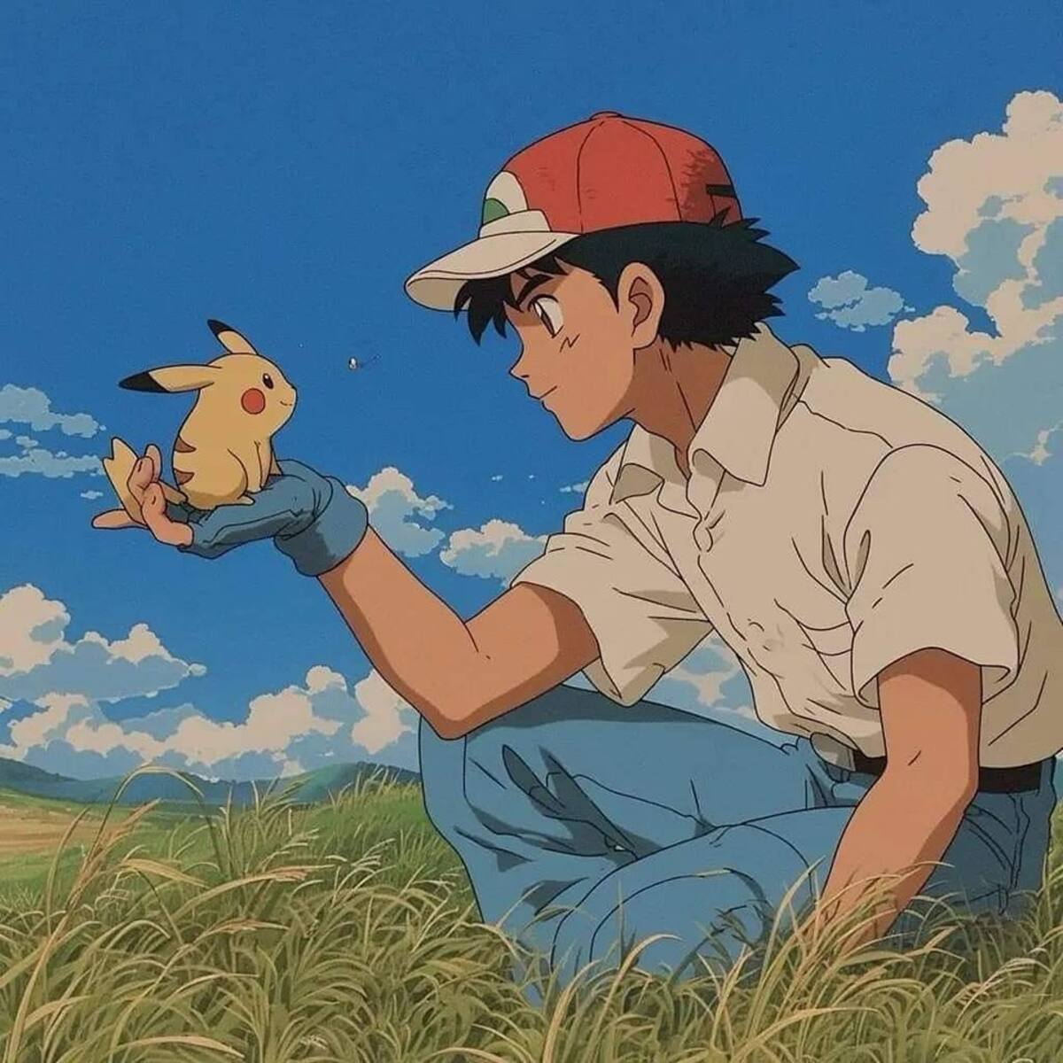 Pokémon al estilo de Studios Ghibli | Fuente: Cinesinergia