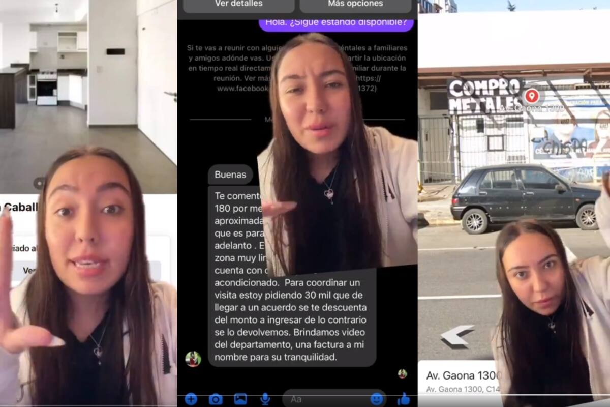 Joven descubre una enorme estafa en Marketplace de Facebook al pedir información sobre un departamento
