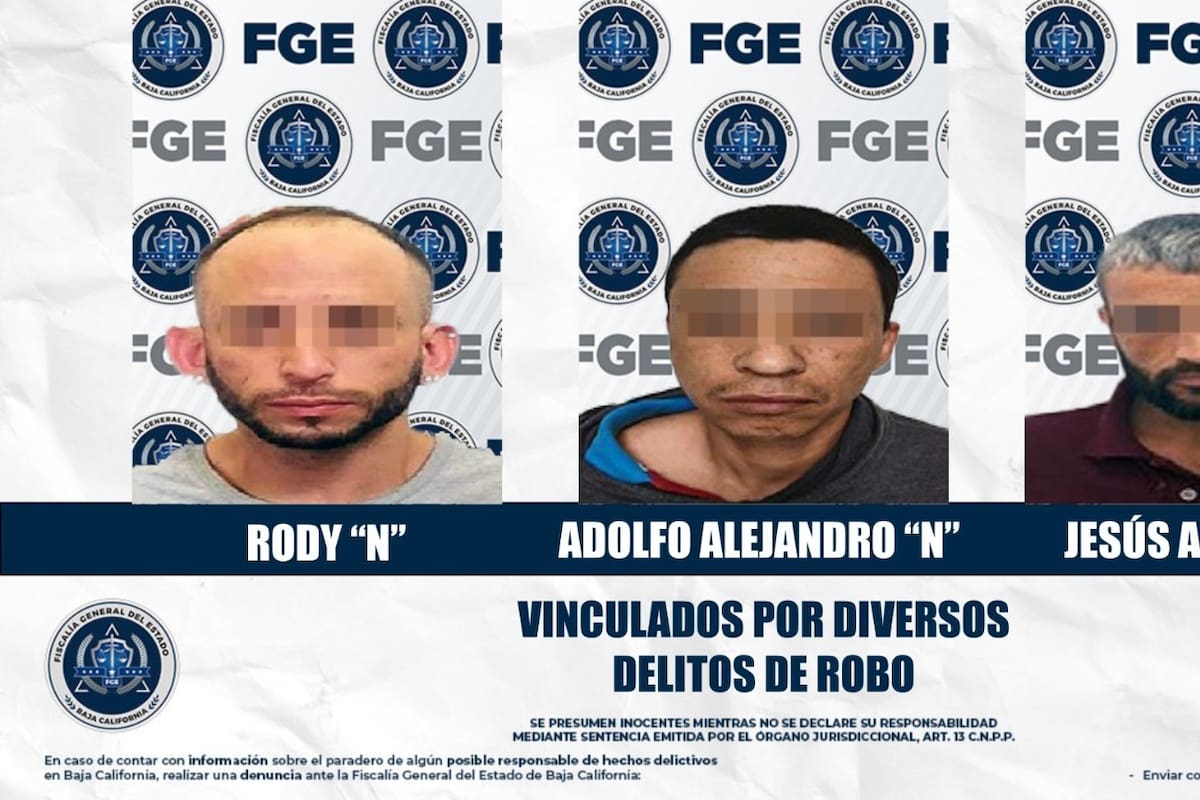 Tres acusados de robo calificado enfrentan proceso penal