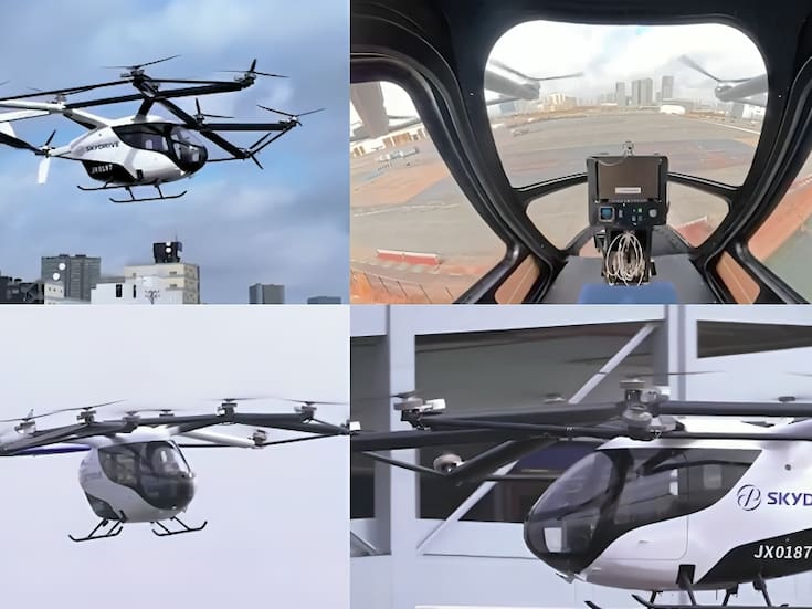 SkyDrive realizó en Tokio el primer vuelo de demostración de su “coche volador” que cuenta con características que le permite ser más práctico y accesible que un helicóptero convencional; la empresa apunta a comenzar operaciones comerciales en 2028 y espera que brinde un ahorro significativo de tiempo a usuarios