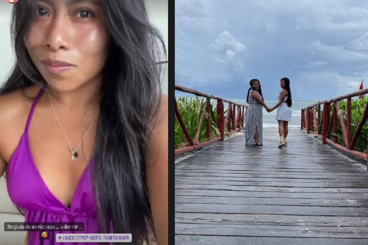 Yalitza Aparicio presume vacaciones paradisíacas al lado de su mamá