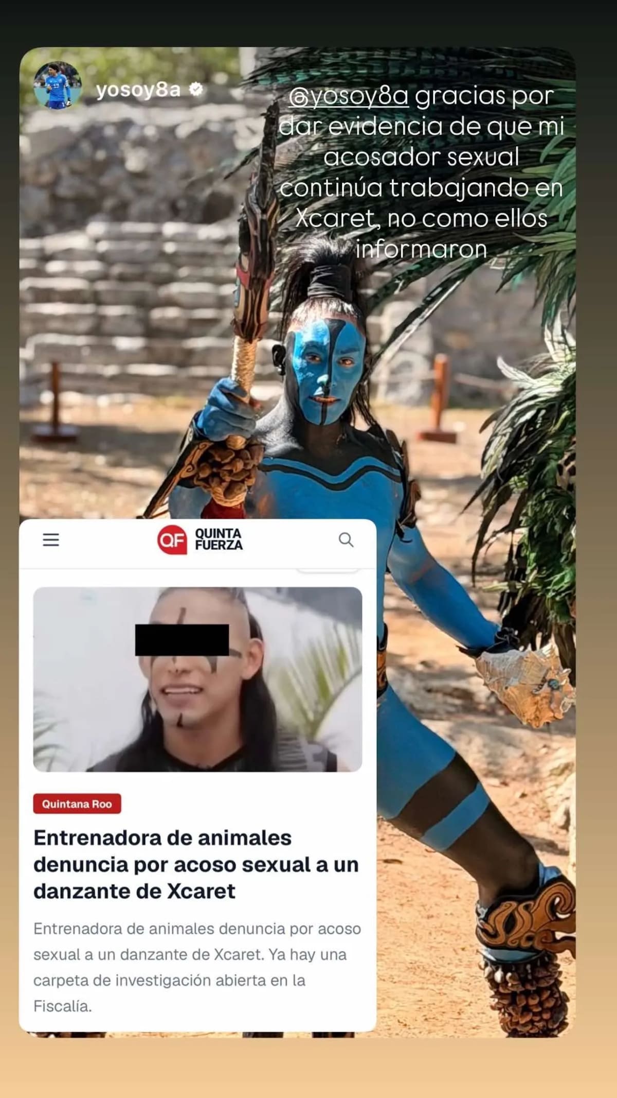 Evidencia involuntaria: Una publicación de Guillermo Ochoa expone caso de acoso sexual en Xcaret. | Especial GH