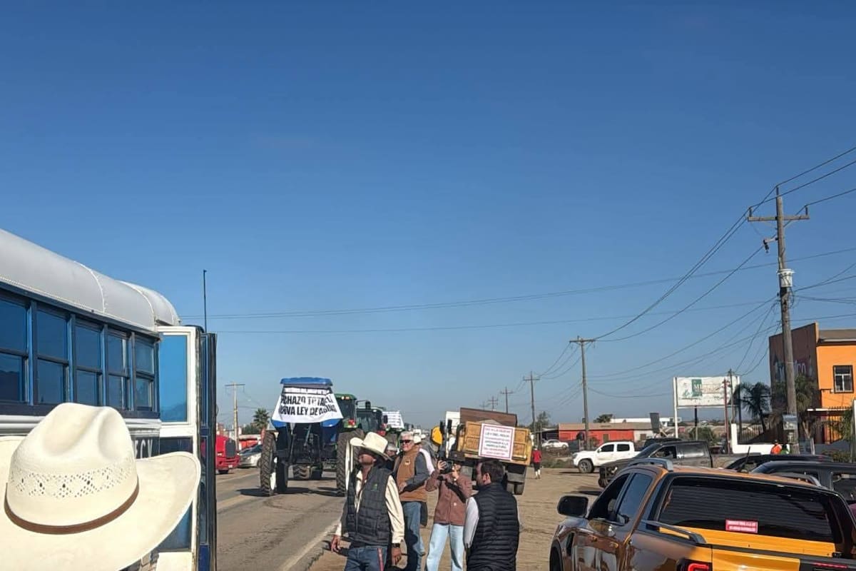 Agricultores de San Quintín rechazan Ley General de Aguas