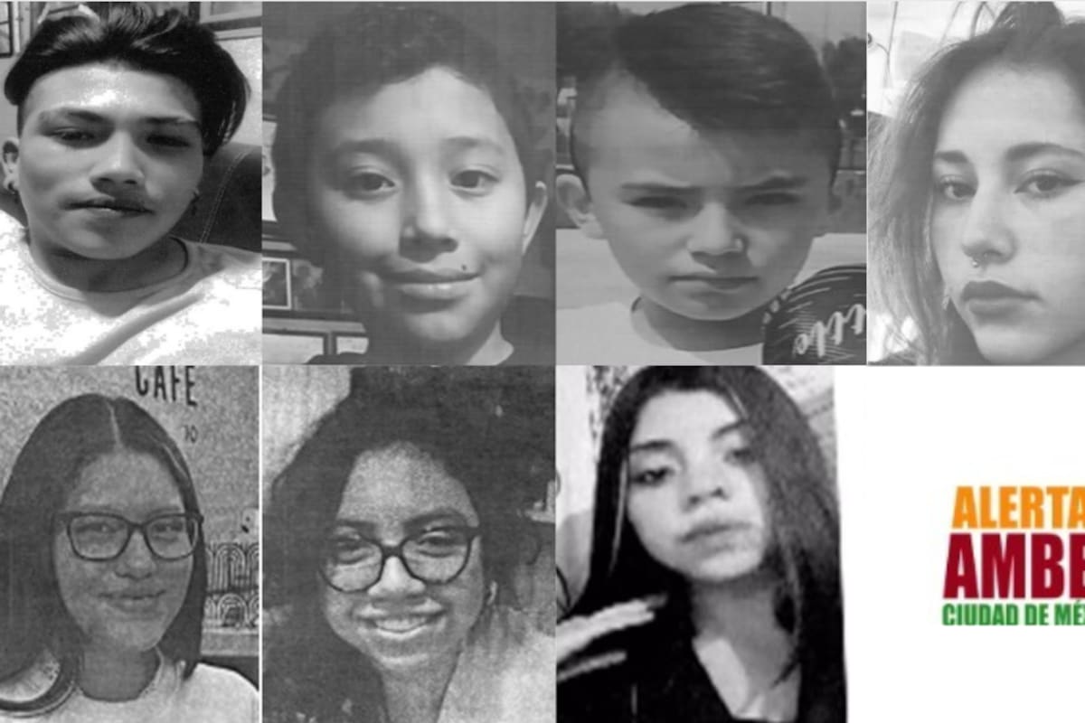 Alerta Amber CDMX: Buscan a nueve menores desaparecidos