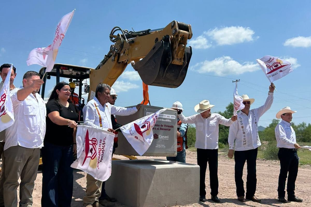 Inicia en Navojoa la construcción de 4 mil 600 Viviendas para el Bienestar que facilitarán a familias de bajos ingresos tener una casa propia