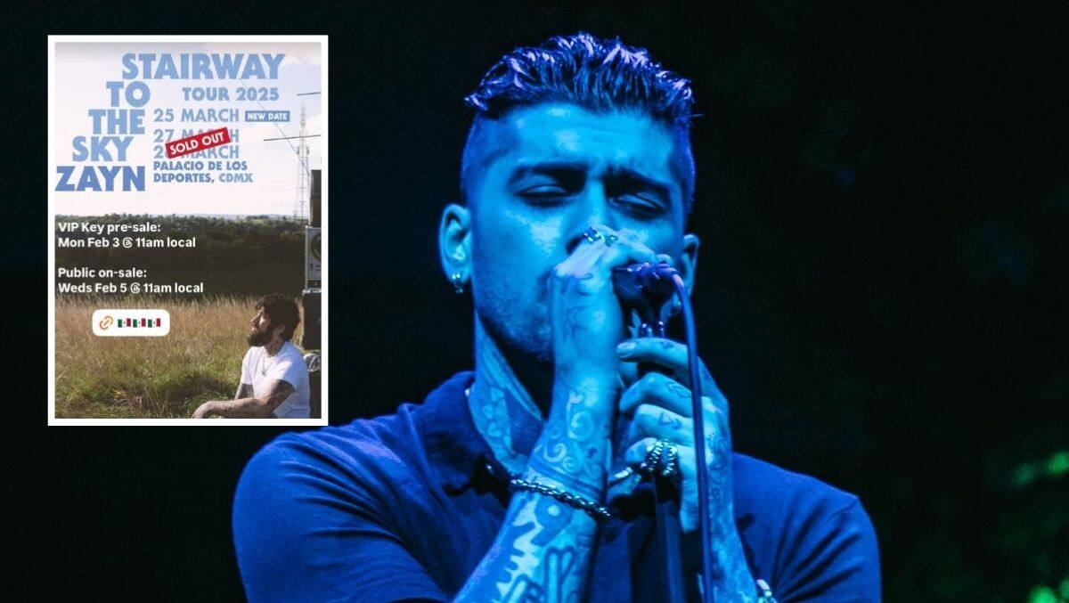 Zayn Malik abre tercera fecha en México luego de hacer sold out ¿Cuándo es la preventa?