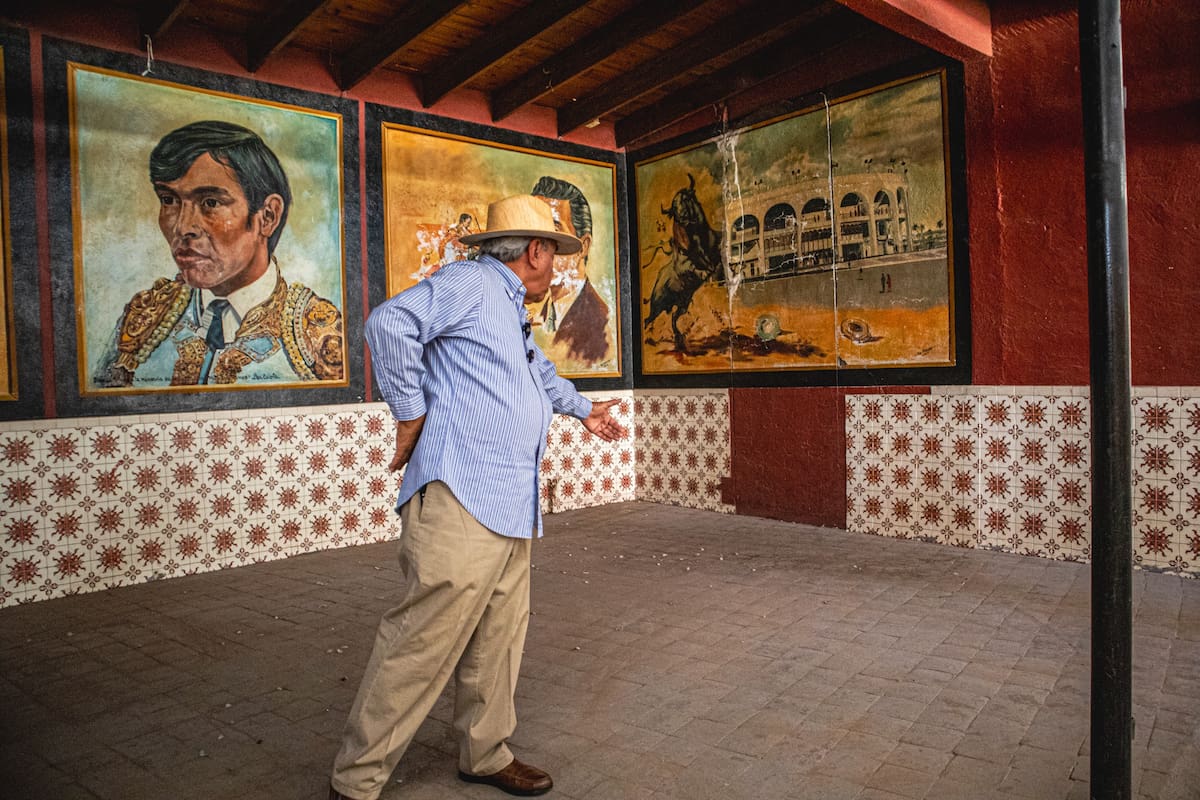 López Gamboa mencionó que Rodolfo Gaona es considerado una de las figuras clave del toreo antiguo, una época marcada por la bravura extrema del ganado y aclara que pertenece a una era previa al temple moderno l Foto : Andrés O. Farrera