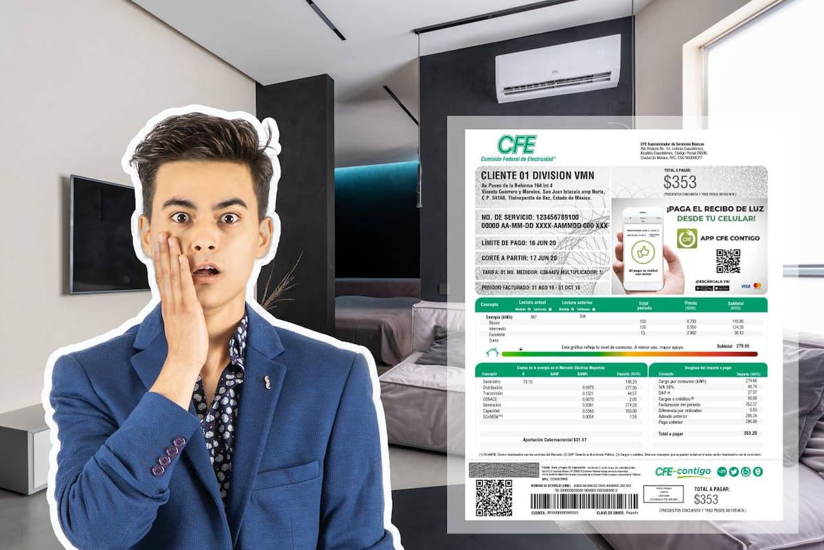 El recibo de luz puede aumentar considerablemente, en caso de perder este apoyo gubernamental que permite pagar menos por el consumo de energía durante los meses más calurosos. | Foto: Especial