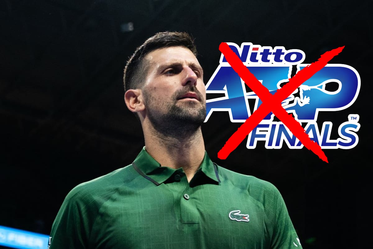 ¿Por qué Novak Djokovic no está jugando el ATP Finals?