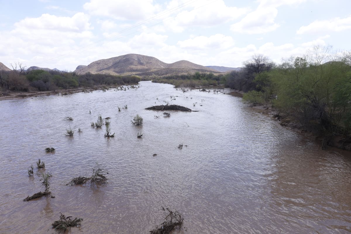 FOTOS Y VIDEO: ¡Ya corre agua por el Río Sonora!