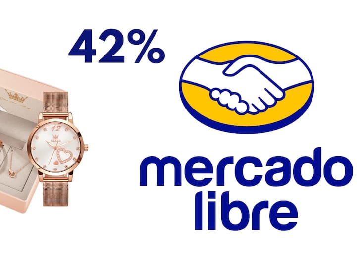 Mercado Libre lanza reloj con caja para regalo y 3 piezas adicionales con 42% de descuento