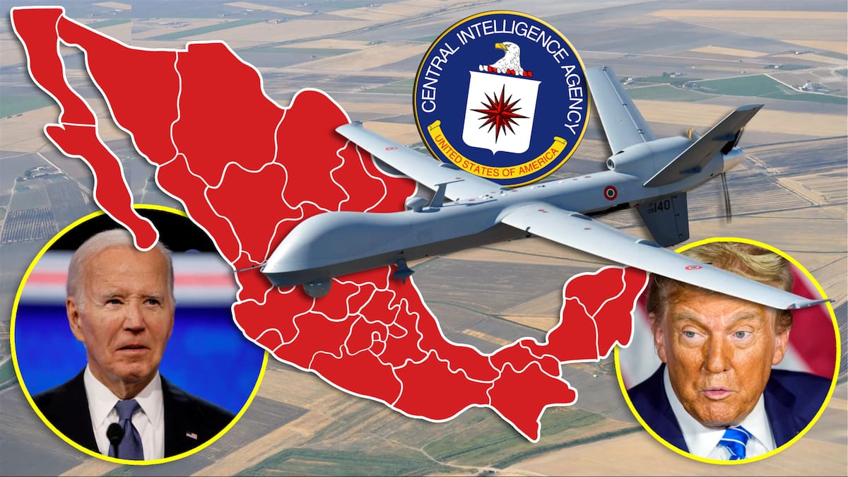 La CIA lanza drones antiterrorismo en México para espiar cárteles mexicanos, reveló CNN. Foto: Especial