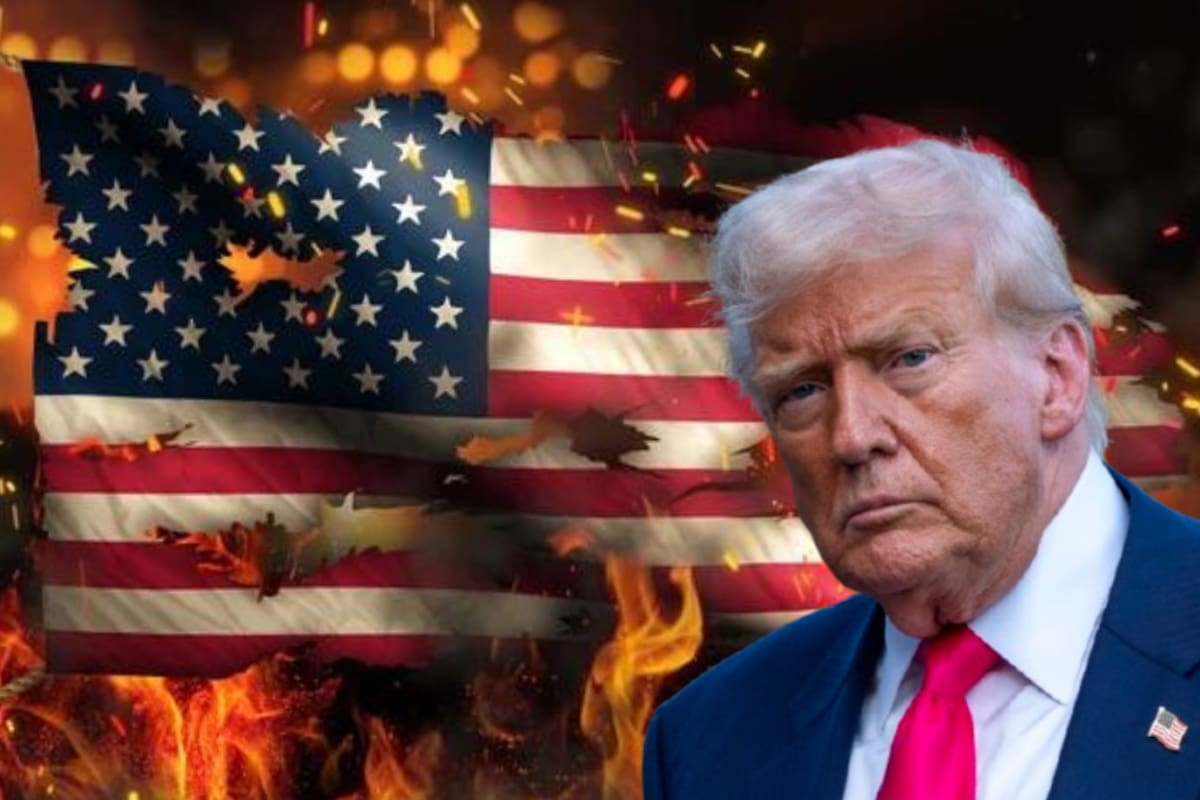 ¿Es ilegal quemar la bandera de EE.UU? legalidad, historia y la orden de Trump
