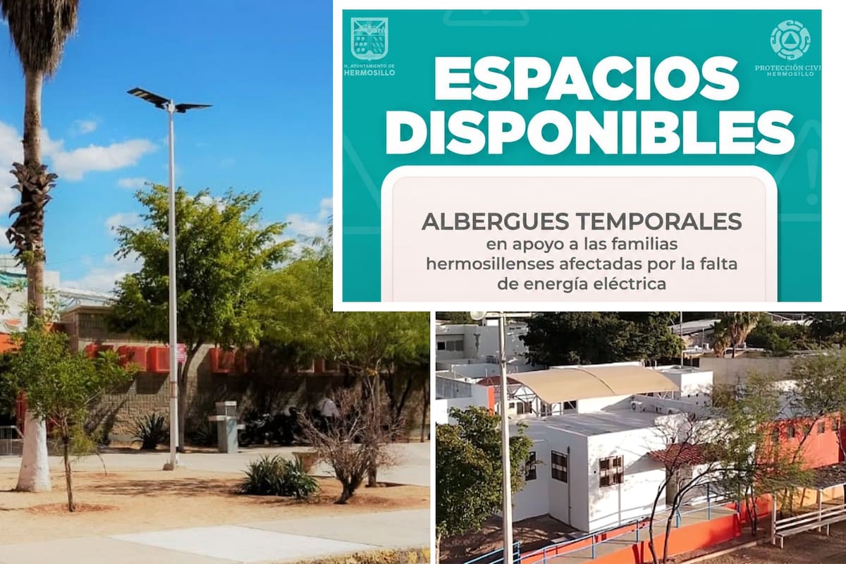 Albergues temporales por apagones en Hermosillo: se mantendrán abiertos para familias sin luz por fallas eléctricas