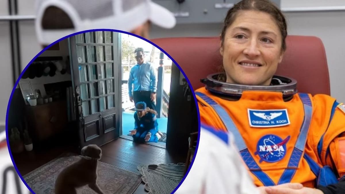 Tras histórica misión Artemis II, la astronauta Christina Koch conmueve al mundo con emotivo reencuentro con su perrita al regresar a la Tierra