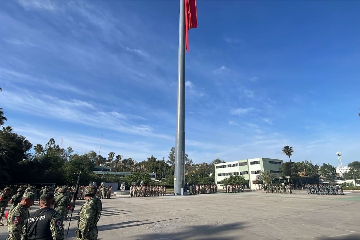 Ceremonia del Servicio Militar Nacional reúne a 104 jóvenes en Tijuana