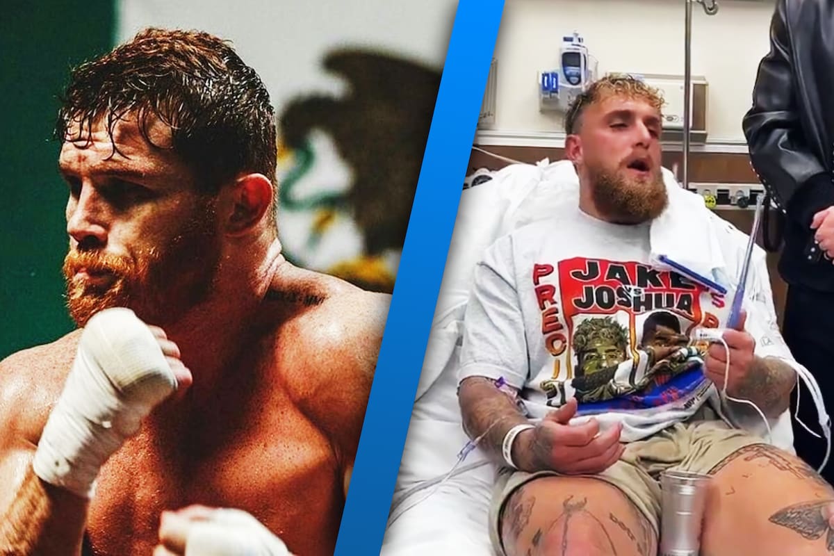 Jake Paul todavía piensa en enfrentar al “Canelo” tras sufrir fractura de mandíbula contra Anthony Joshua