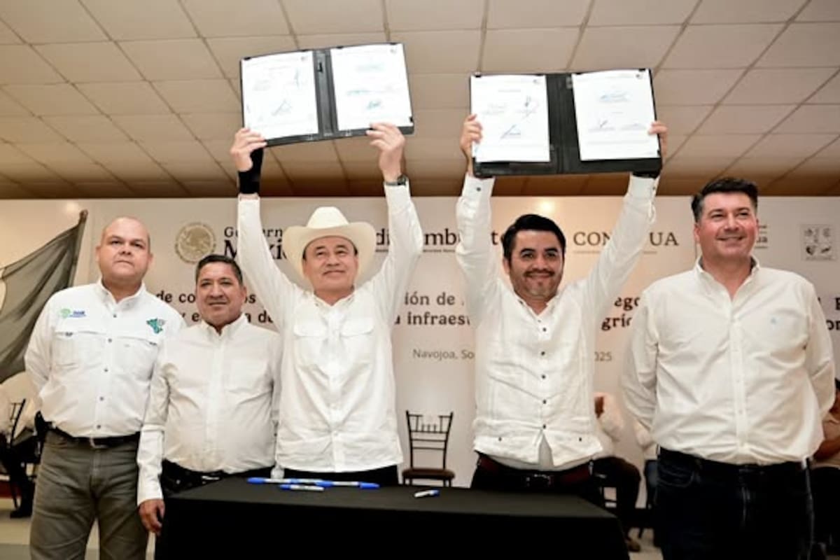 Sonora fortalece infraestructura agrícola con la incorporación de dos distritos de riego al programa nacional de tecnificación